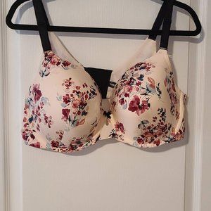 Torrid Perfect T-shirt Bra Size 42DD-Pretty Artsy Floral- Pink
